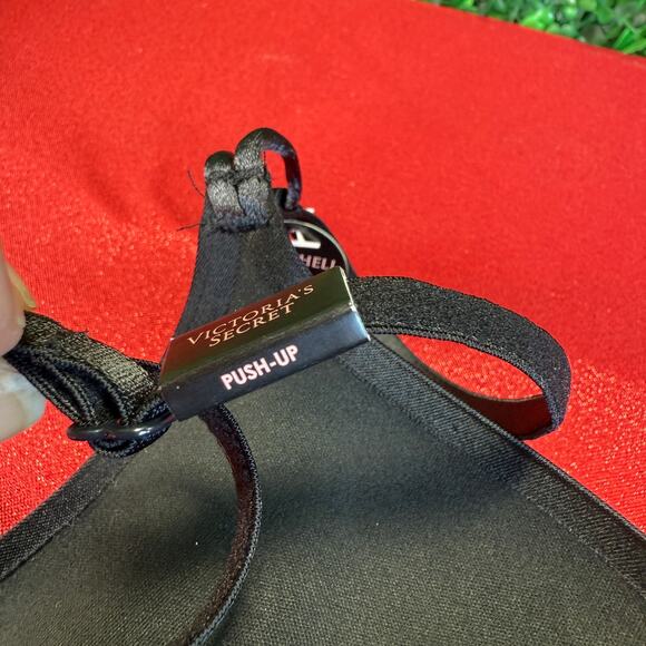 NWT Victoria's Secret Black Bomb Shell  32AA Adds 2 Cup Sizes Push Up Bra New - Picture 6 of 16